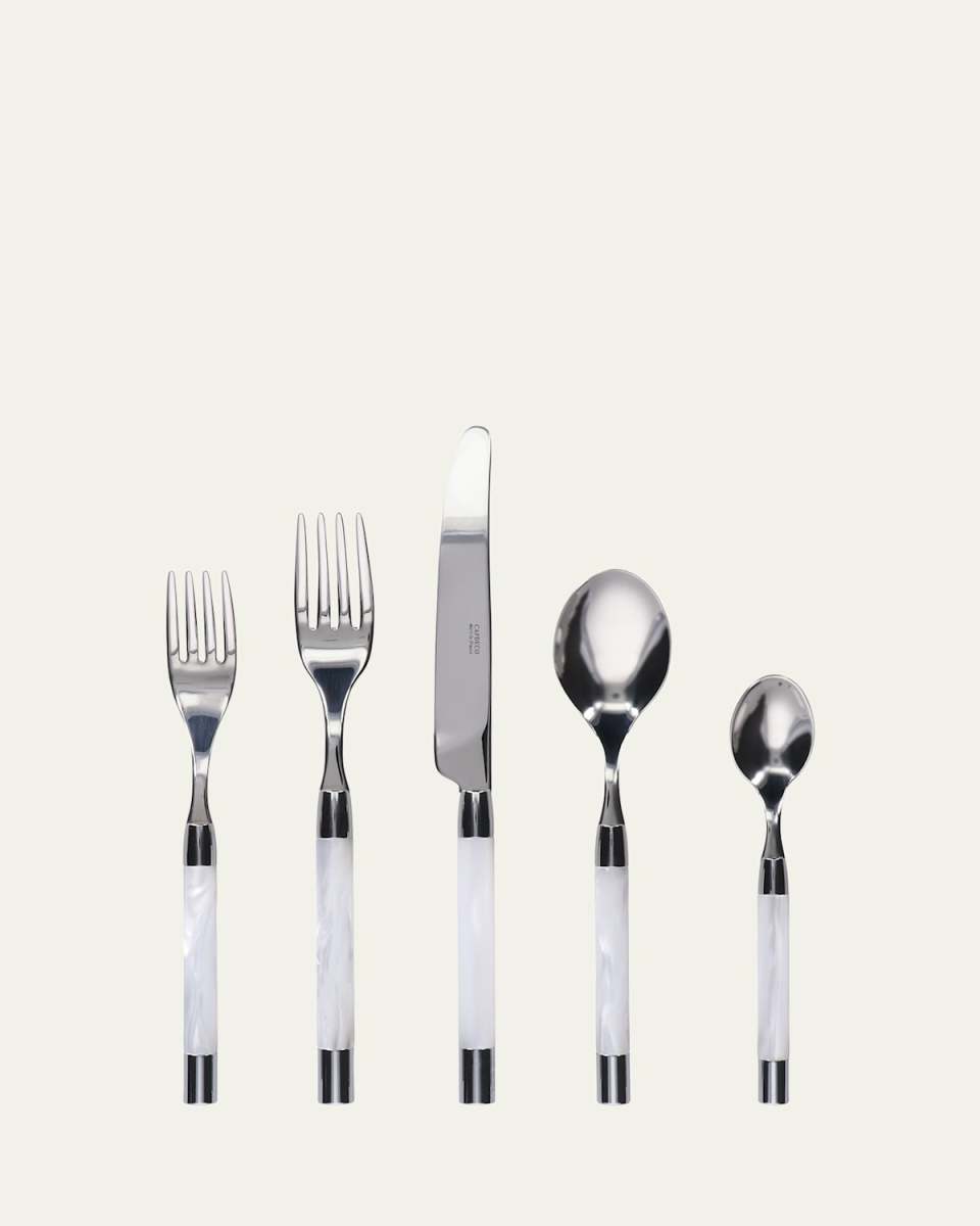 Conty 5-Piece Place Setting, White